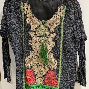 Embroidered Pakistani Kurti